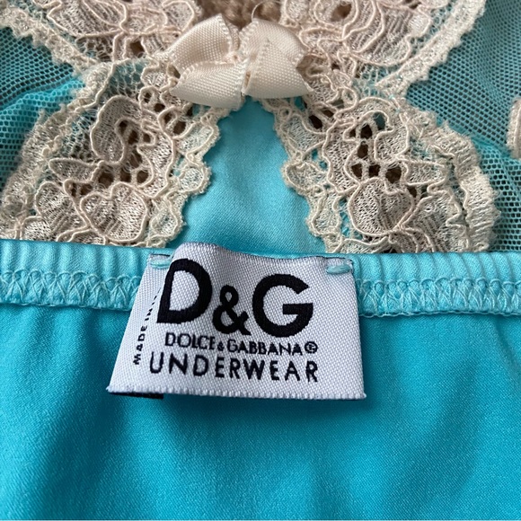 Dolce & Gabbana Lace Satin Camisole Top Underwear - Picture 11 of 16